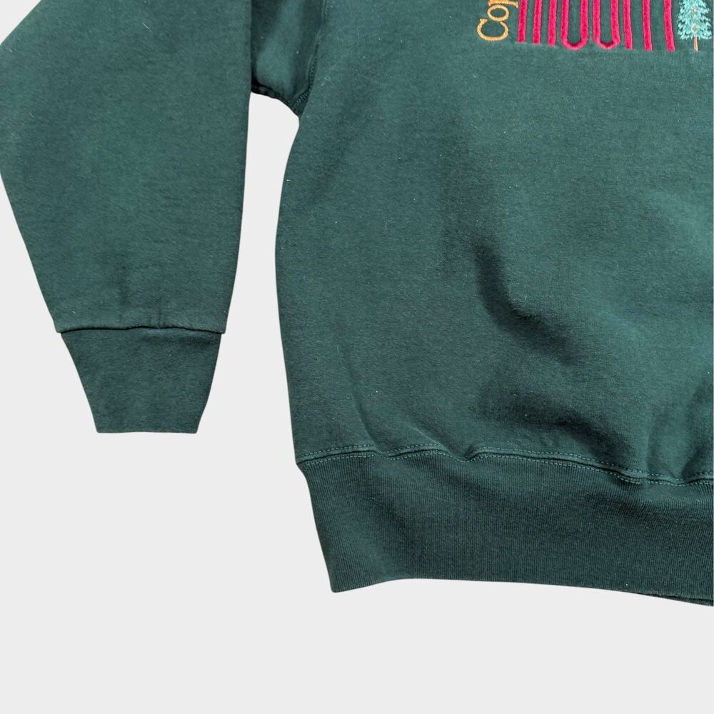 VTG Copper Mountain Colorado Ski Sweatshirt Fruit of the Loom Heavy Cotton M - Picture 6 of 10